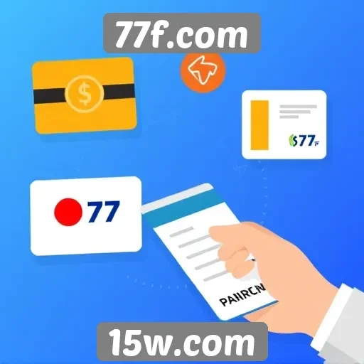 Métodos de pagamento aceitos no 77f.com